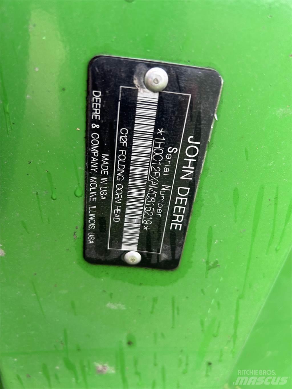 John Deere C12F Компоненты для зерноуборочных комбайнов
