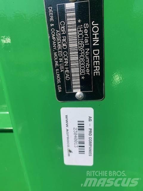 John Deere C16R Компоненты для зерноуборочных комбайнов