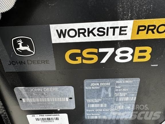 John Deere GS78B Грейферы