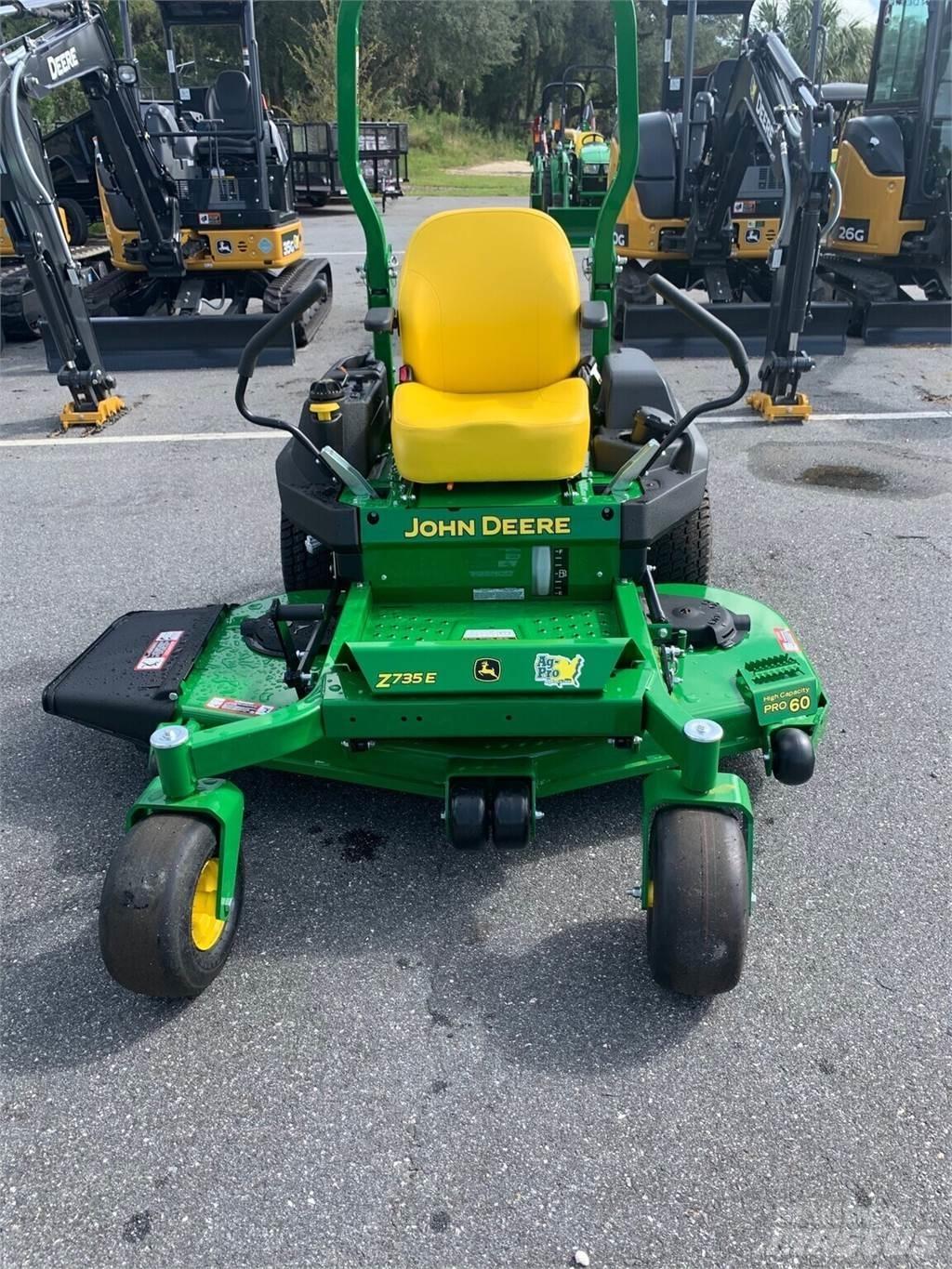 John Deere Z735E Zero turn косилки