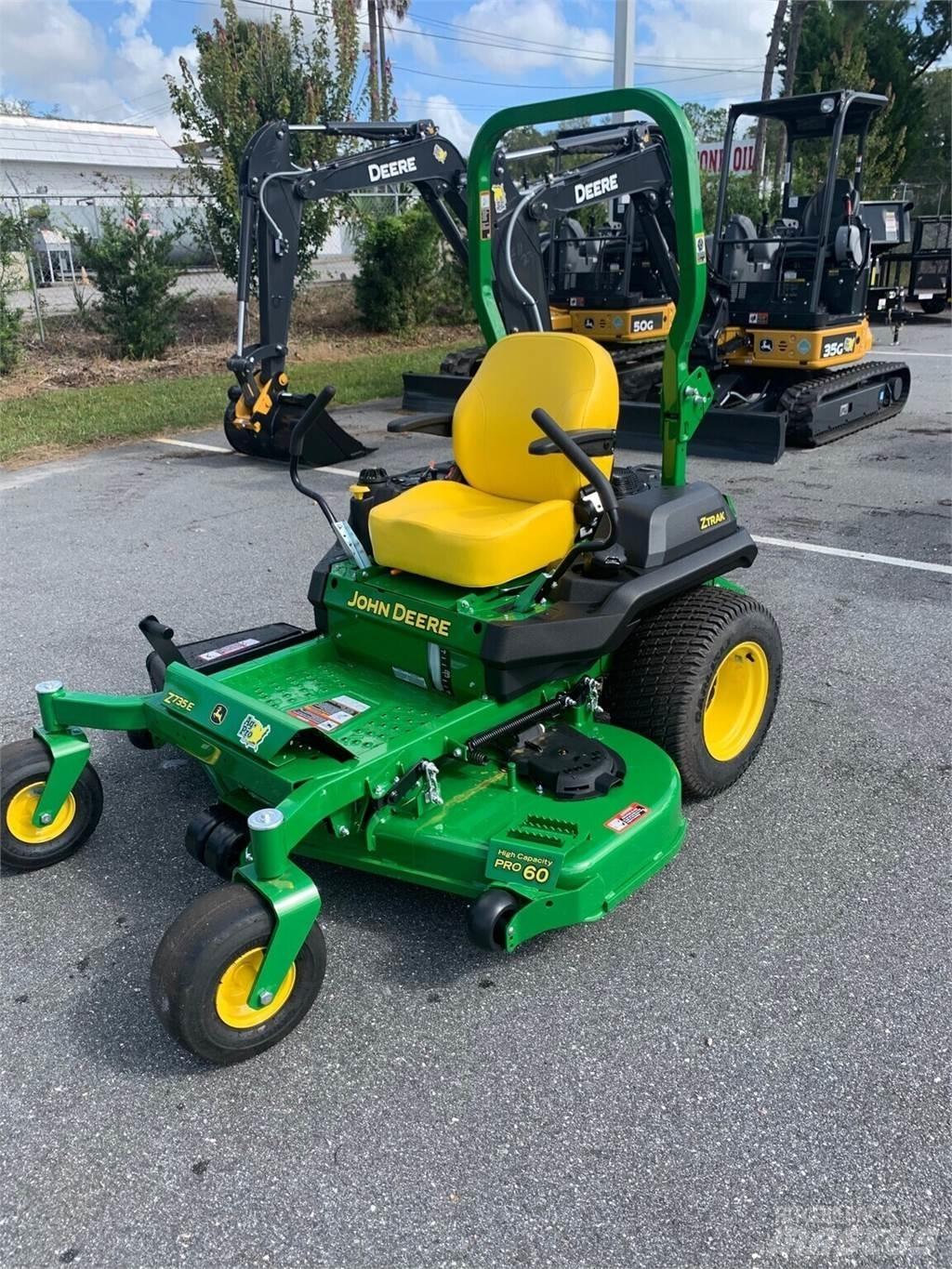 John Deere Z735E Zero turn косилки