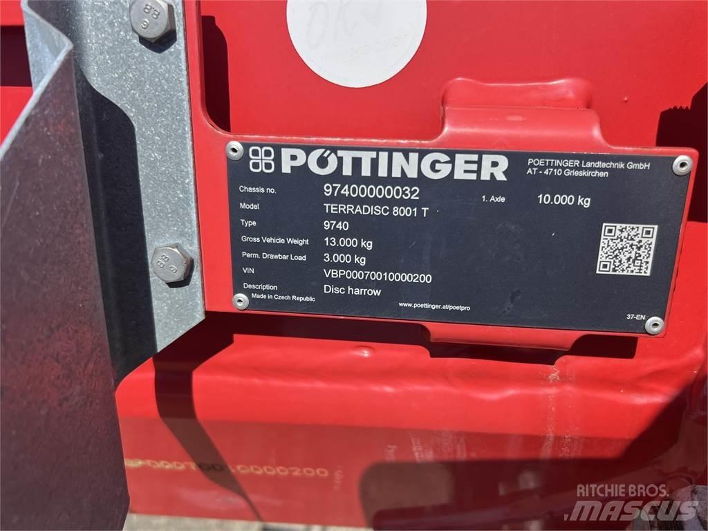 Pöttinger 8001t Дисковые бороны