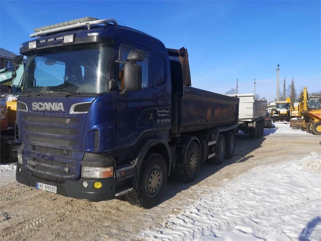 Scania R560 8x4 Скиповые погрузчики