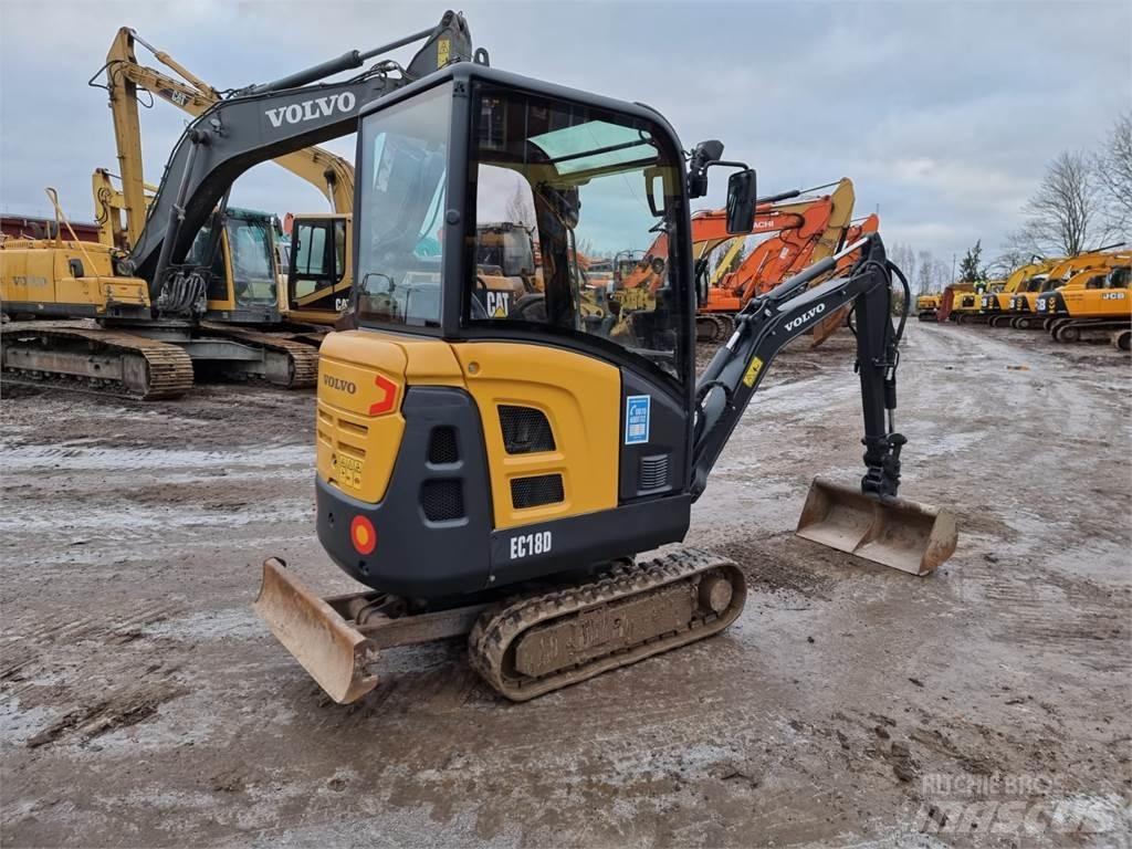 Volvo EC18D Мини-экскаваторы
