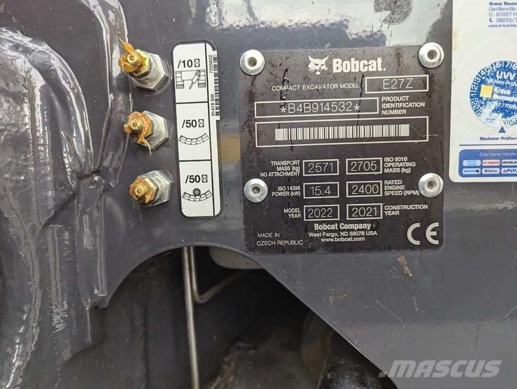 Bobcat E 27z Мини-экскаваторы