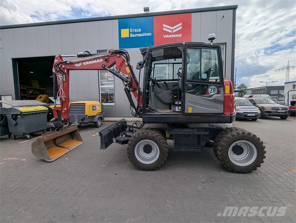 Yanmar B 75 W Колёсные экскаваторы