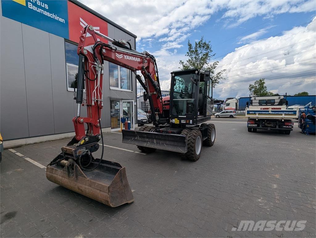 Yanmar B 75 W Колёсные экскаваторы
