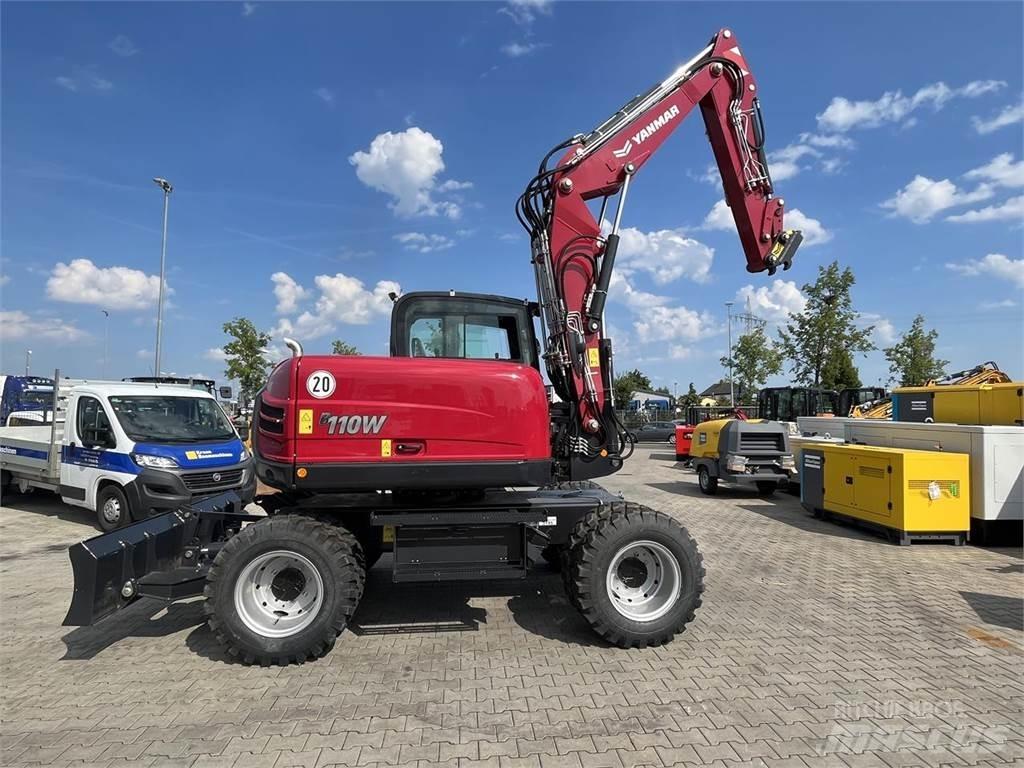 Yanmar B110W Колёсные экскаваторы