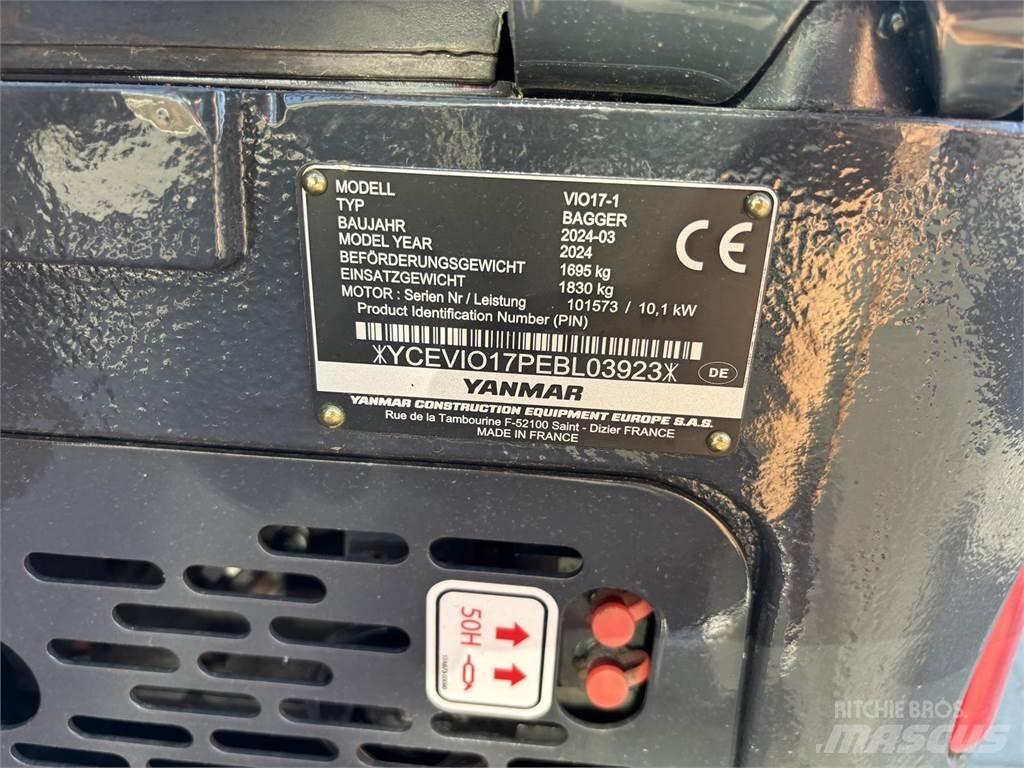 Yanmar ViO17 Мини-экскаваторы