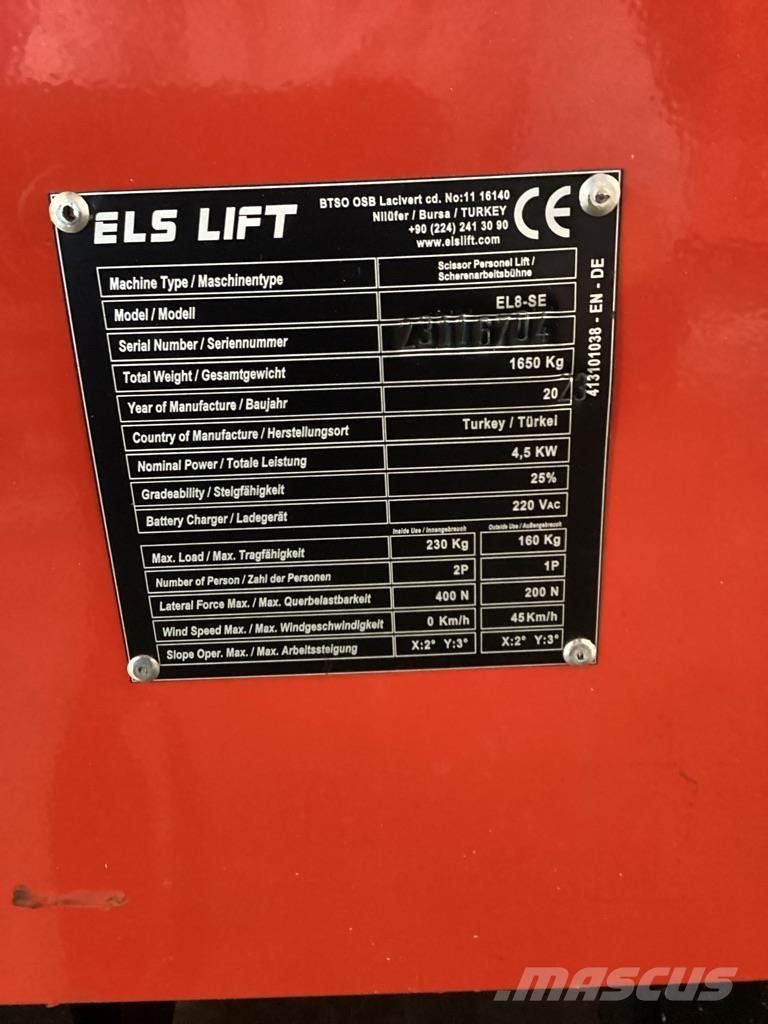ELS LIFT EL8-SE Ножничные подъемники