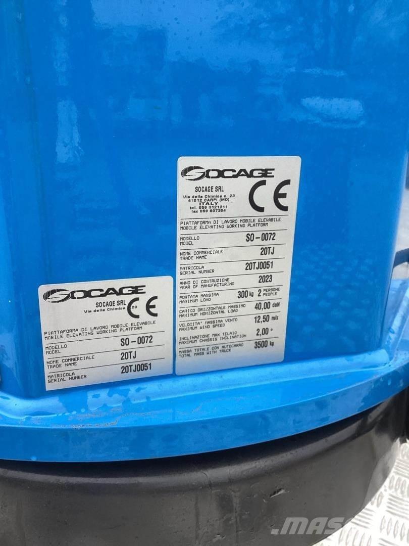 Socage 20TJ-Speed Автовышки