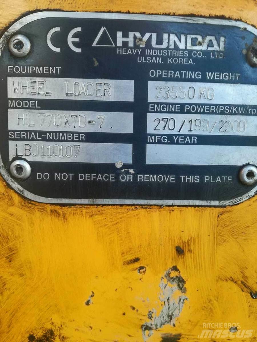 Hyundai HL770XTD-7 Фронтальные погрузчики