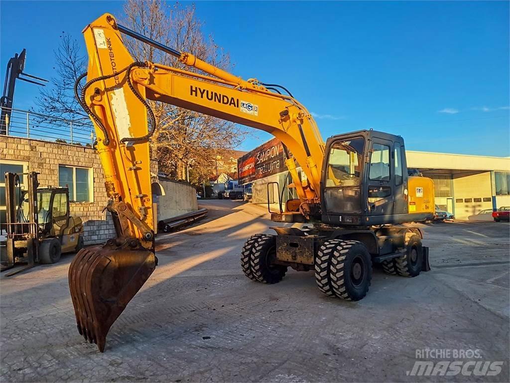 Hyundai R170W-7A Колёсные экскаваторы