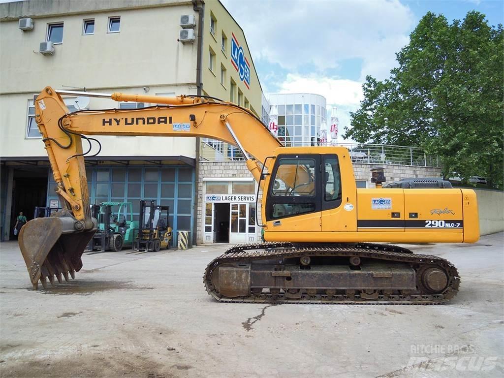 Hyundai R290NLC-7 Гусеничные экскаваторы