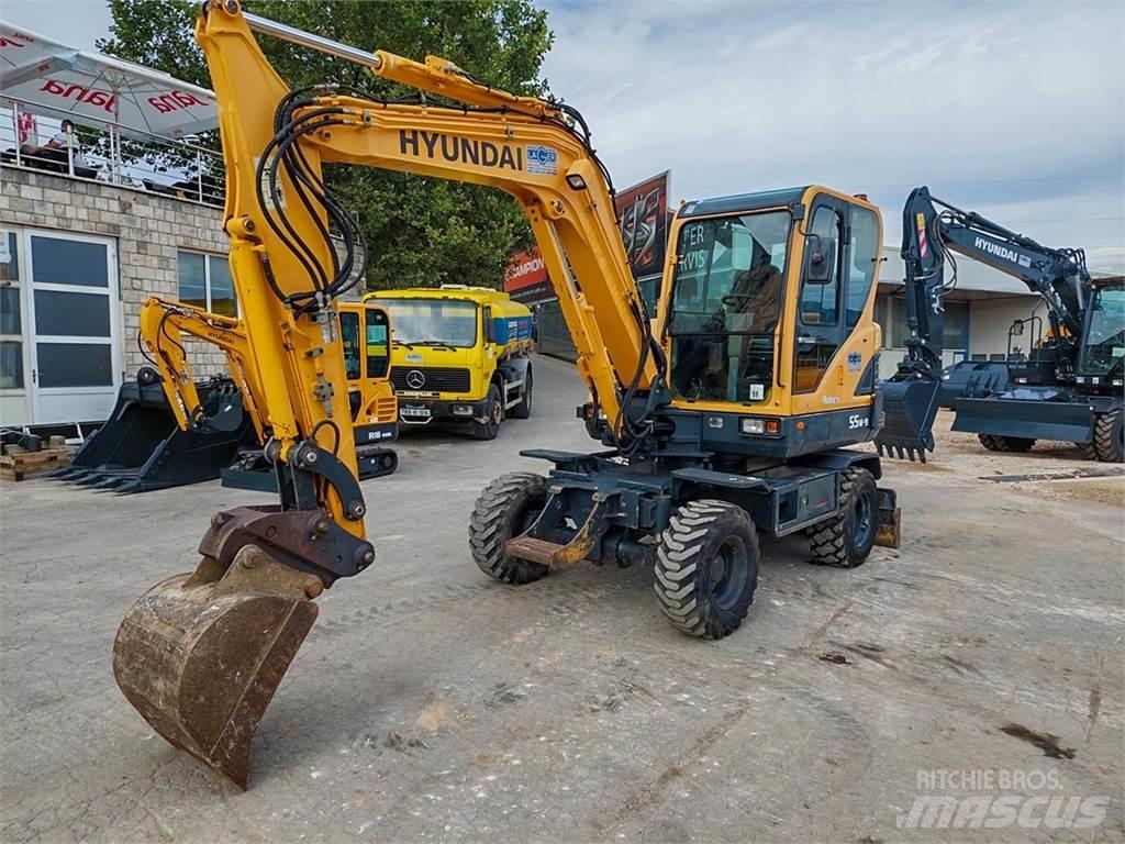 Hyundai R55W-9 Мини-экскаваторы