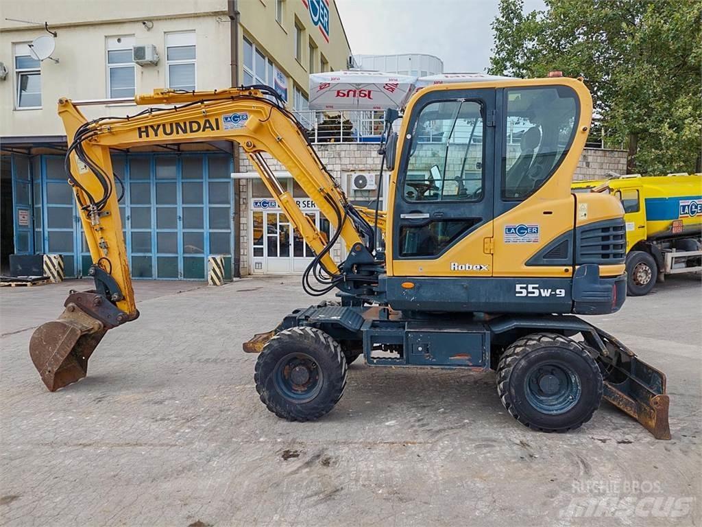 Hyundai R55W-9 Мини-экскаваторы