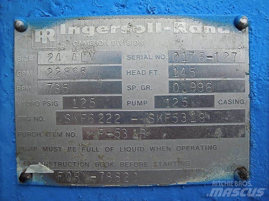 Ingersoll Rand 24 ALV Гидронасосы