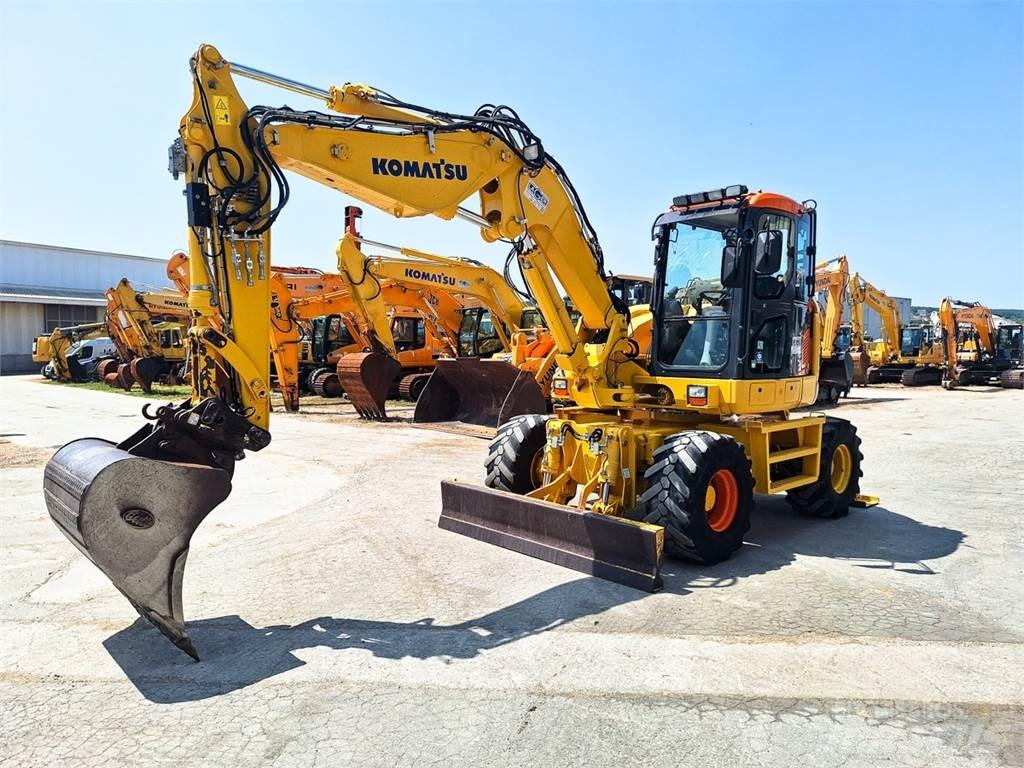 Komatsu PW118MR-8 Колёсные экскаваторы