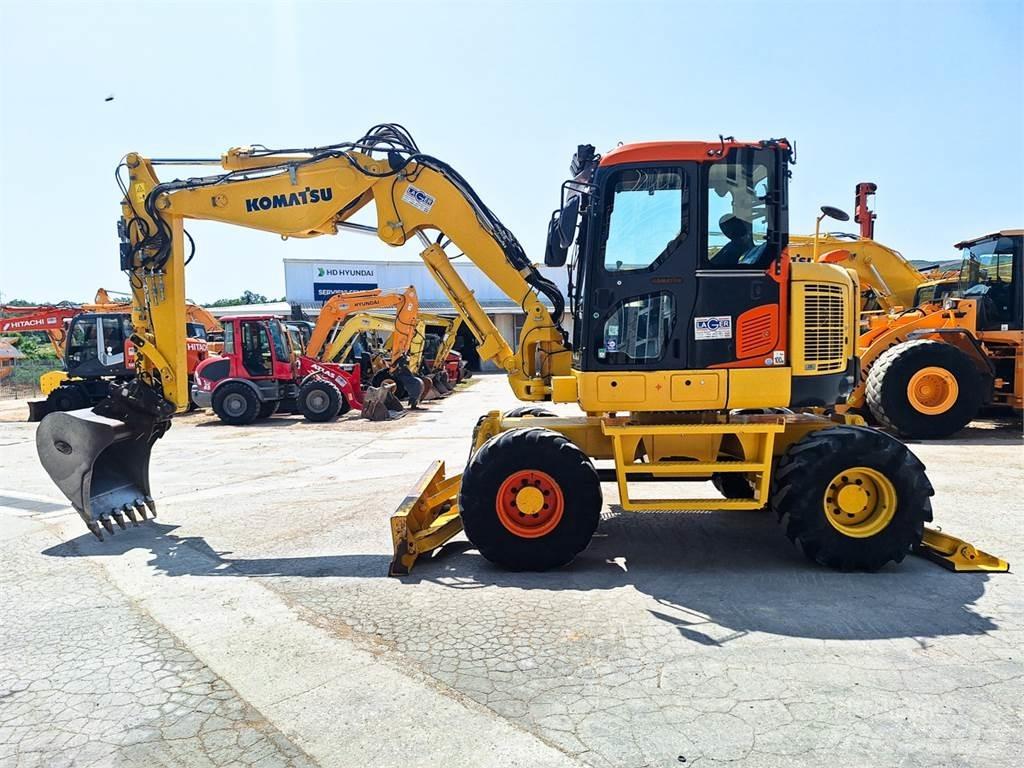 Komatsu PW118MR-8 Колёсные экскаваторы