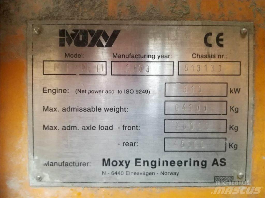 Moxy MT 40B Шарнирно-сочленённые самосвалы