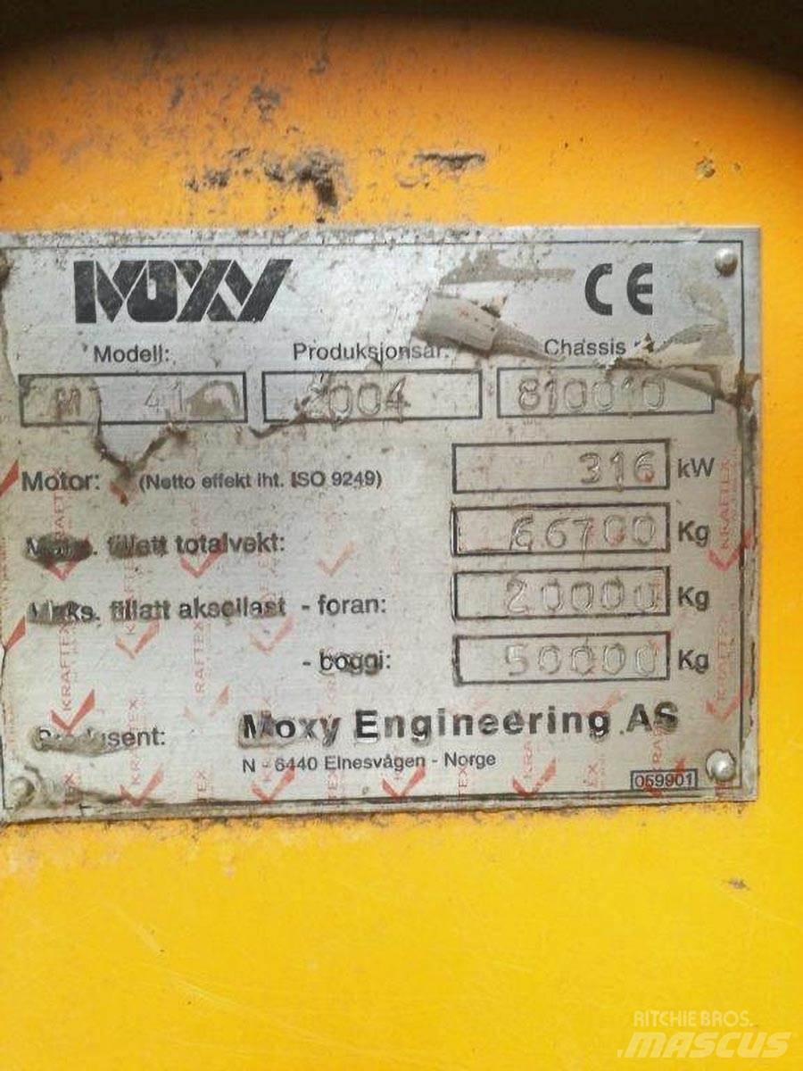 Moxy MT 41 Шарнирно-сочленённые самосвалы