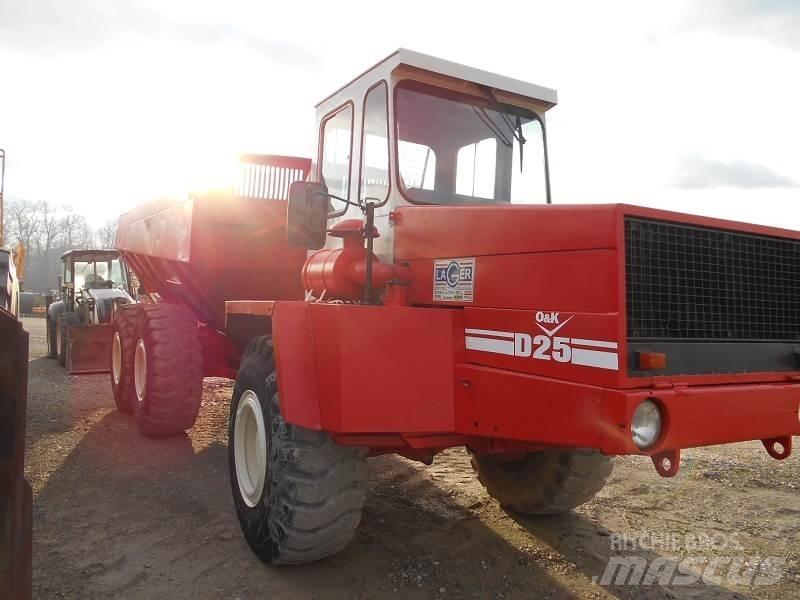 O&K D25 Шарнирно-сочленённые самосвалы