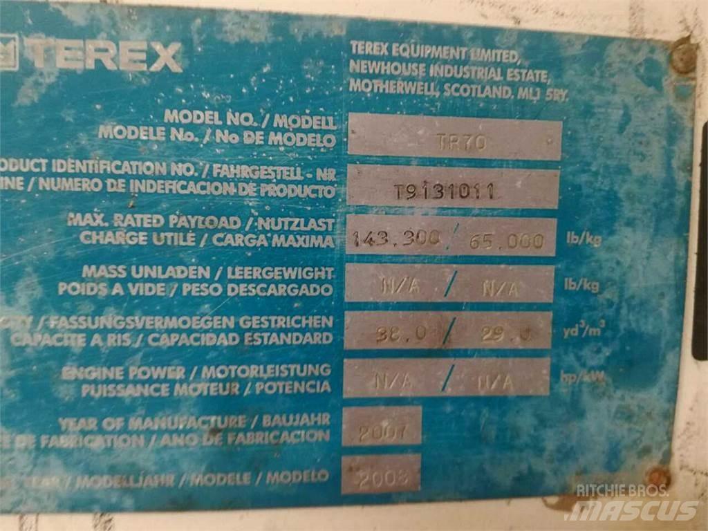 Terex TR70 Мини-самосвалы
