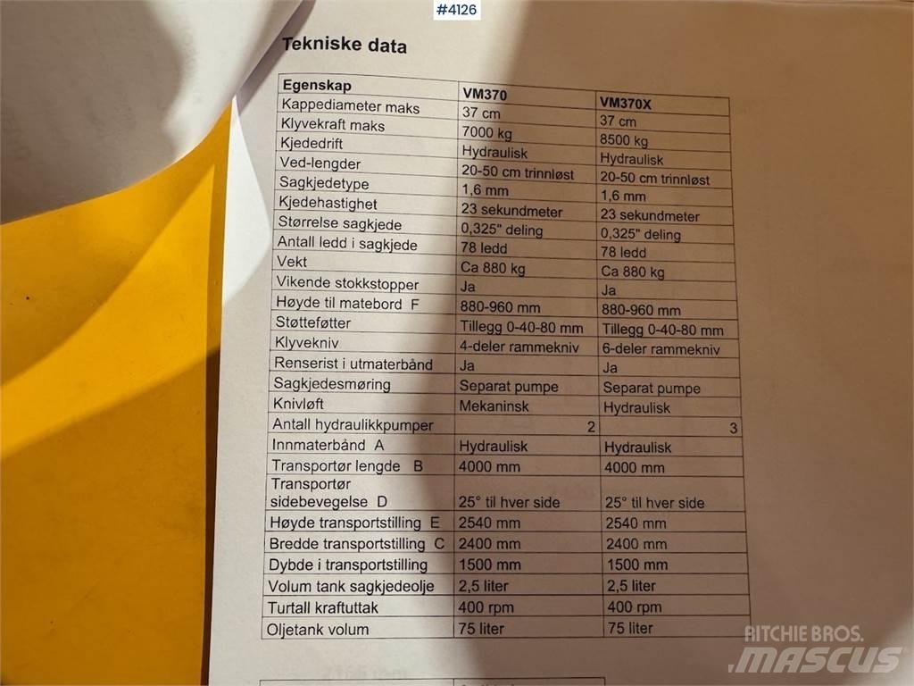 Duun VM370X Лесозаготовительная техника - Другие