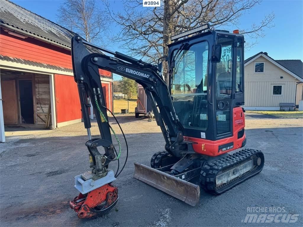 Euromach ES18ZT Гусеничные экскаваторы