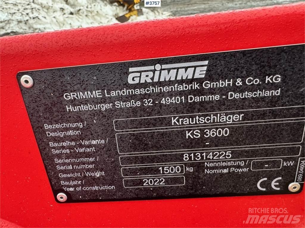 Grimme KS3600 Компоненты строительной техники