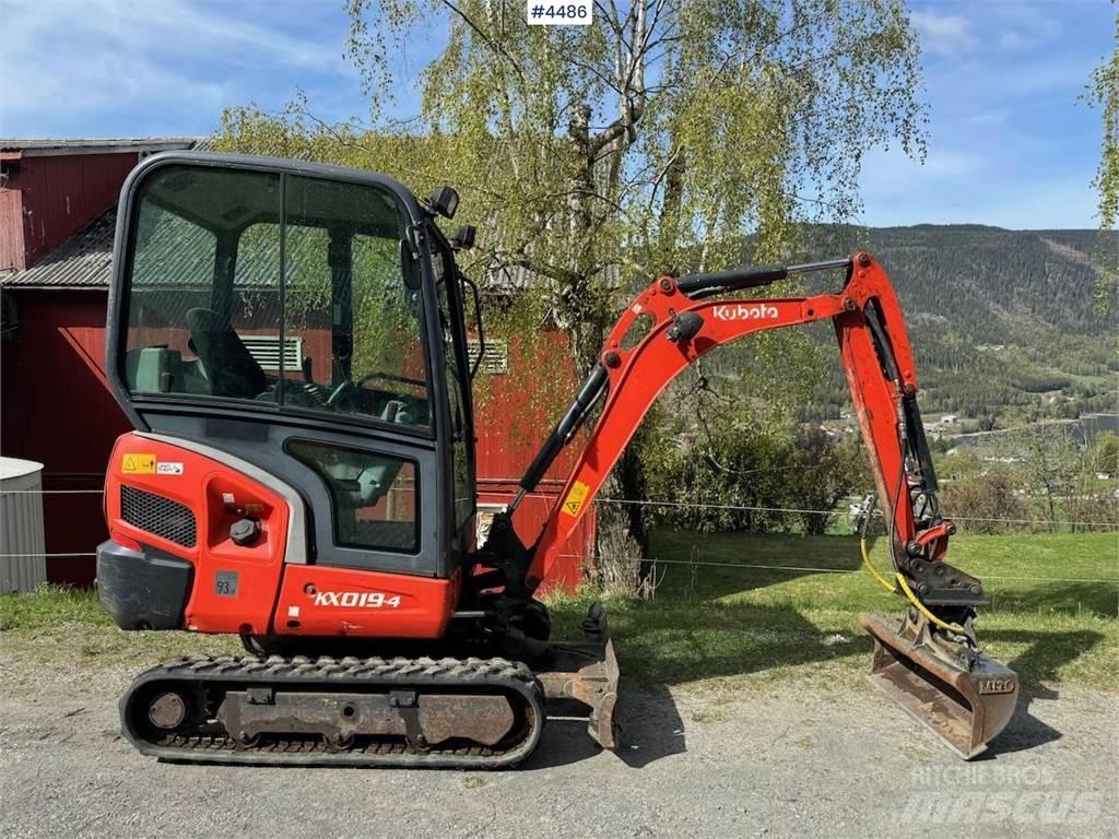 Kubota KX019 Гусеничные экскаваторы