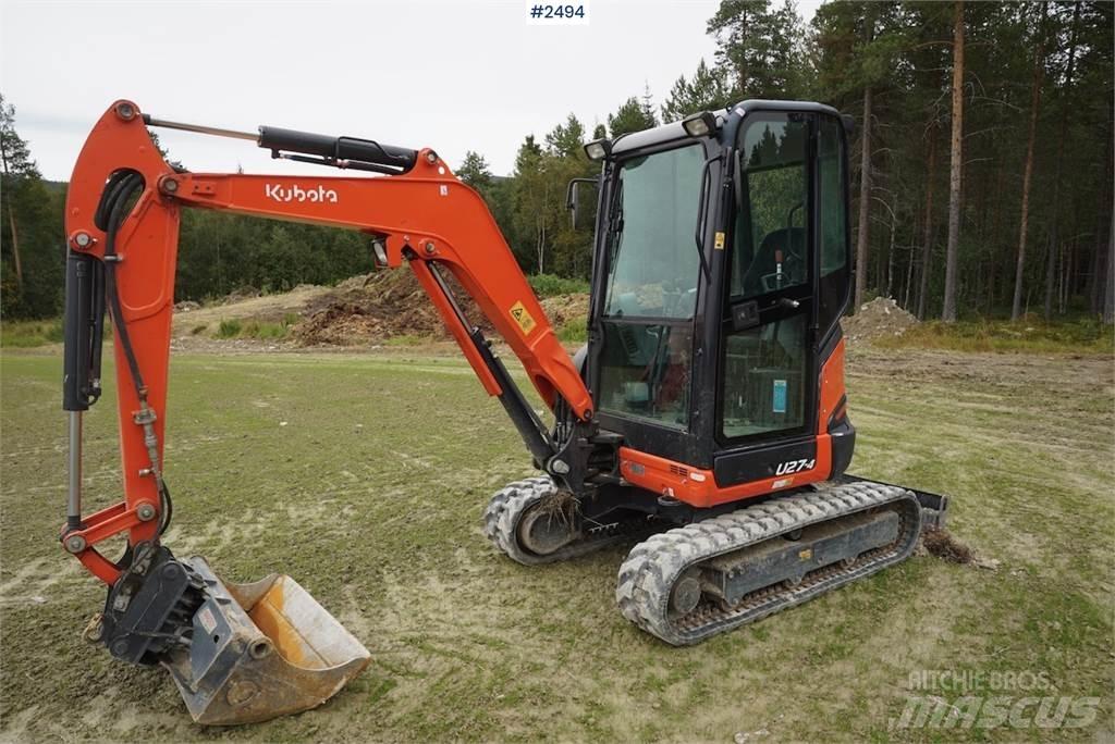 Kubota U27-4 Гусеничные экскаваторы