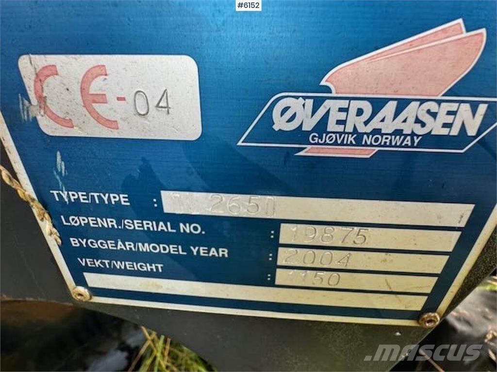 Øveraasen 2651 Снежные отвалы и плуги
