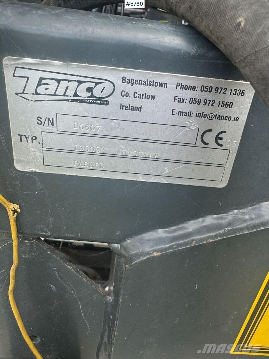 Tanco 1300SM Другое корнеплодоуборочное оборудование