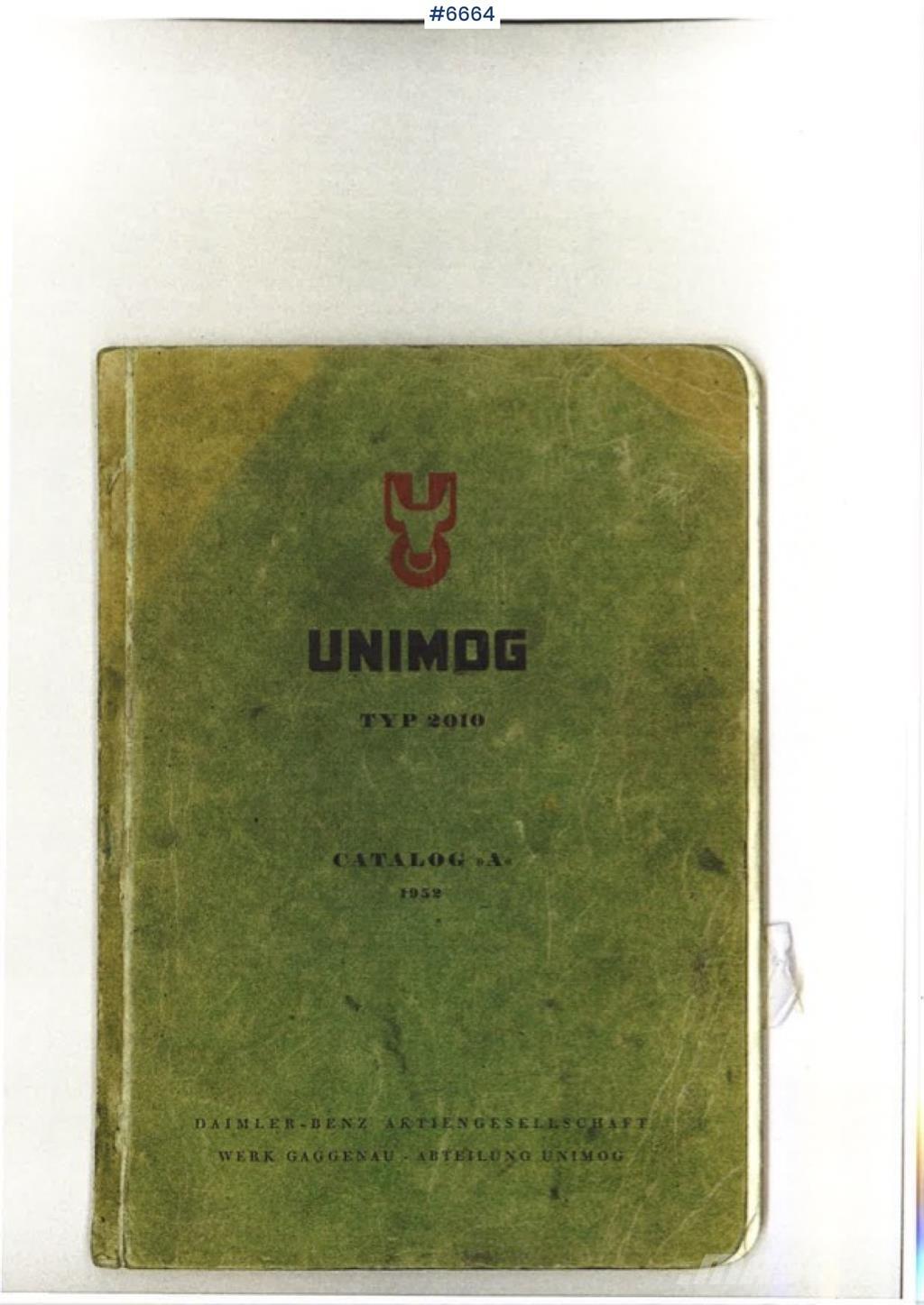 Unimog Typ 2010 Специальные грузовики