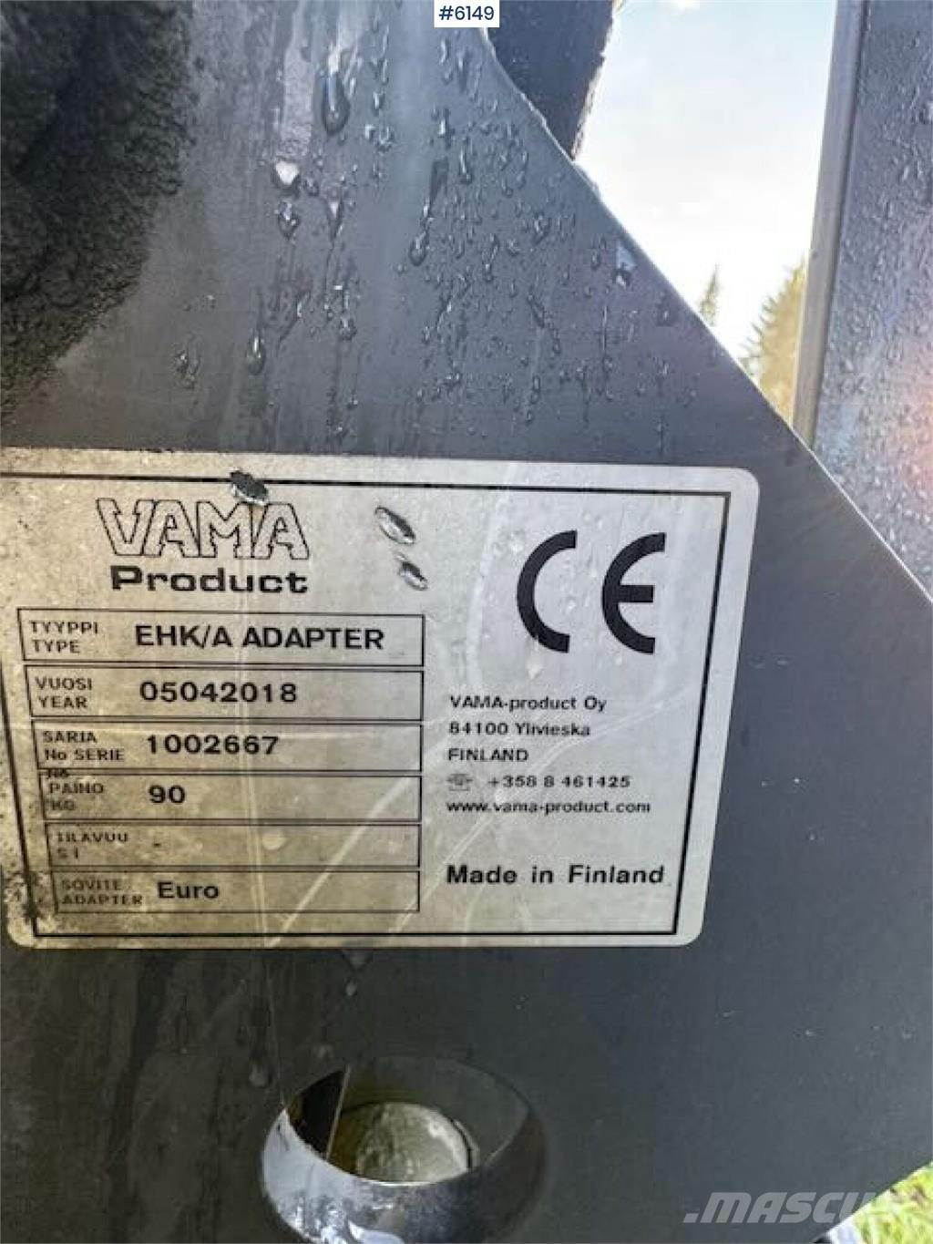 Vama Frontkost Прицепные опрыскиватели