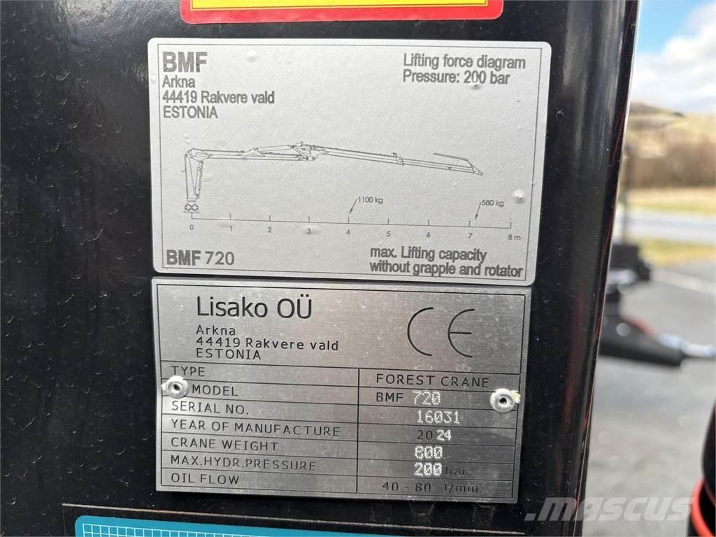 BMF 10T2+720 Лесные прицепы