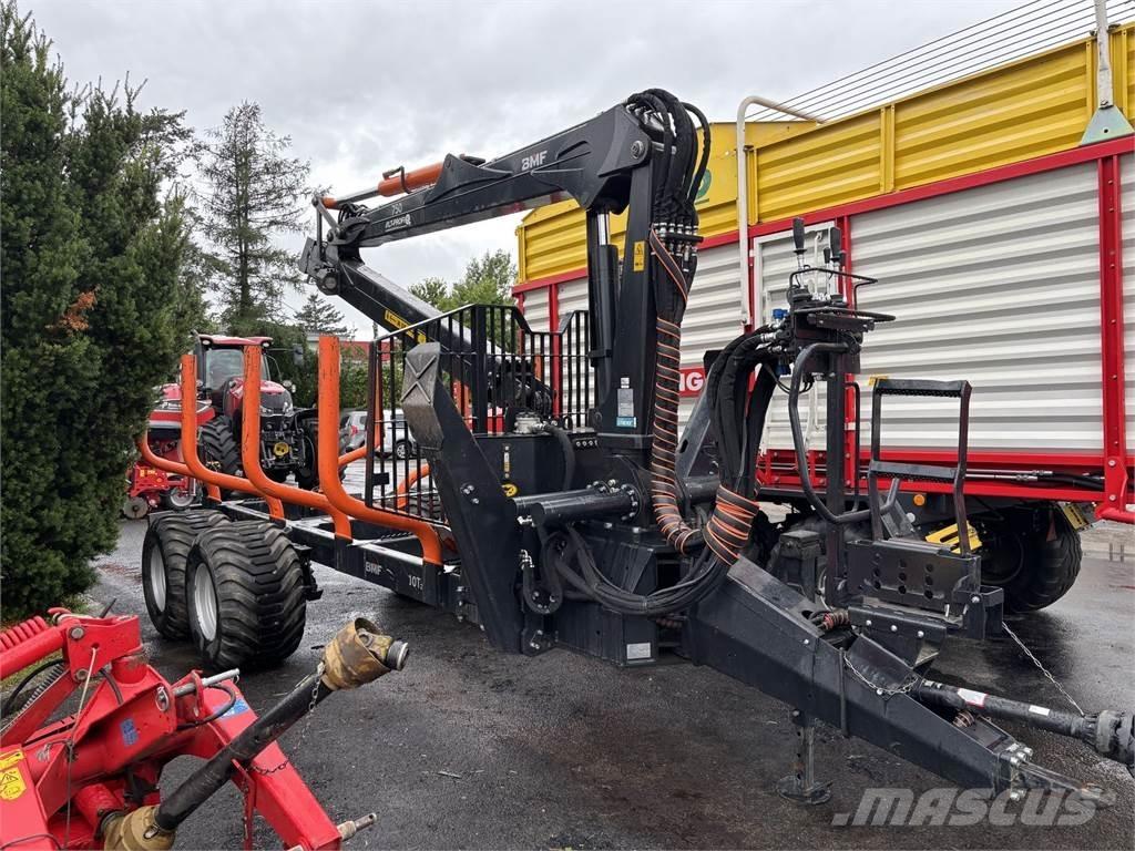 BMF 10T2+750Kran Лесные прицепы