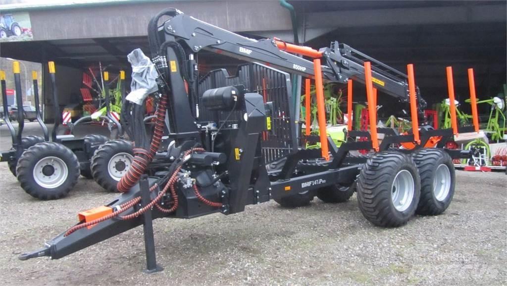 BMF 14T2 + 850 HP Лесные прицепы