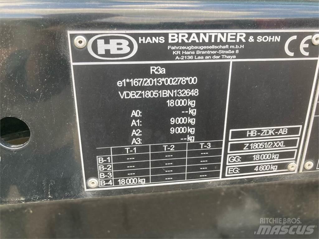 Brantner Z18051/2X Тракторные самосвальные прицепы