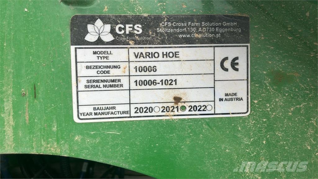  CFS Vario Hoe Прочая посадочная техника