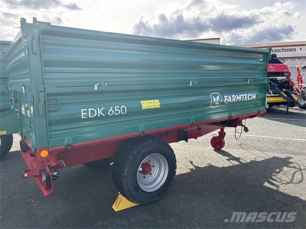 Farmtech EDK 650HD Тракторные самосвальные прицепы