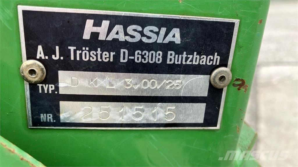 Hassia DKL 3.00/25 Сеялки