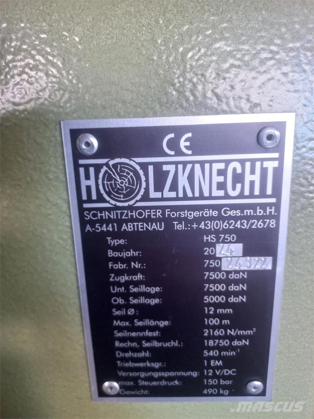  Holzknecht HS 750 Трелёвочные лебедки