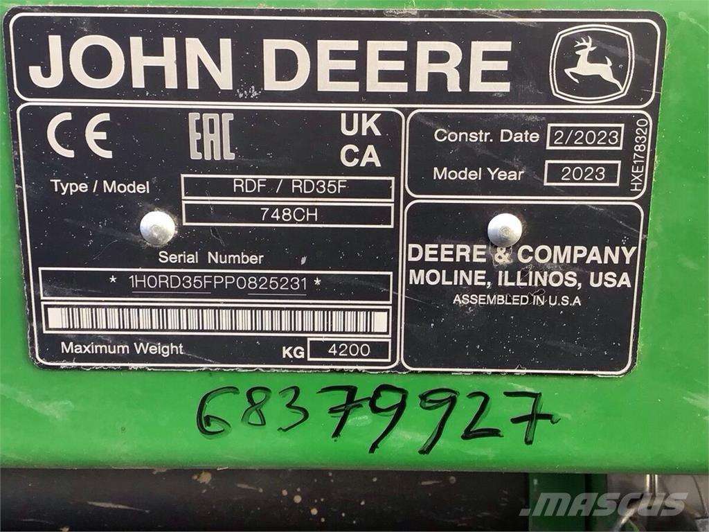 John Deere S 780 Зерноуборочные комбайны