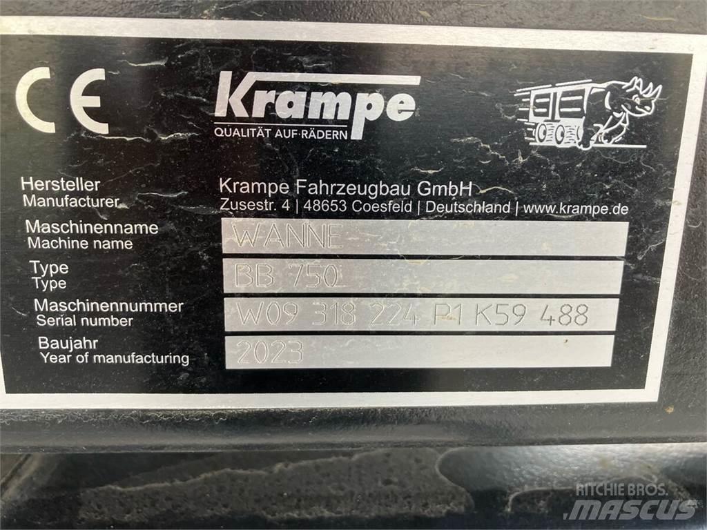 Krampe BigBody 750 Тракторные самосвальные прицепы