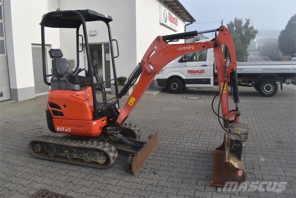 Kubota U17-3a Мини-экскаваторы