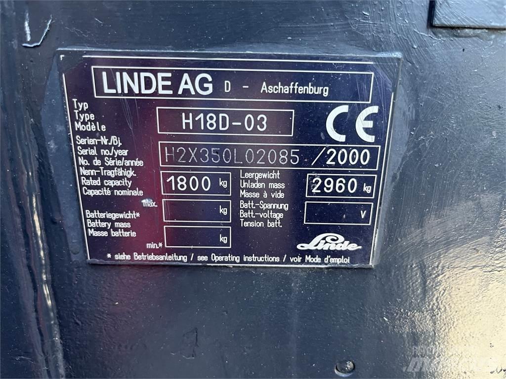 Linde H 18 D Другие складские механизмы