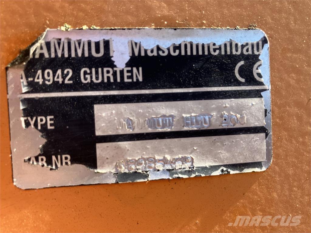 Mammut HLU 200 Навесные фронтальные погрузчики