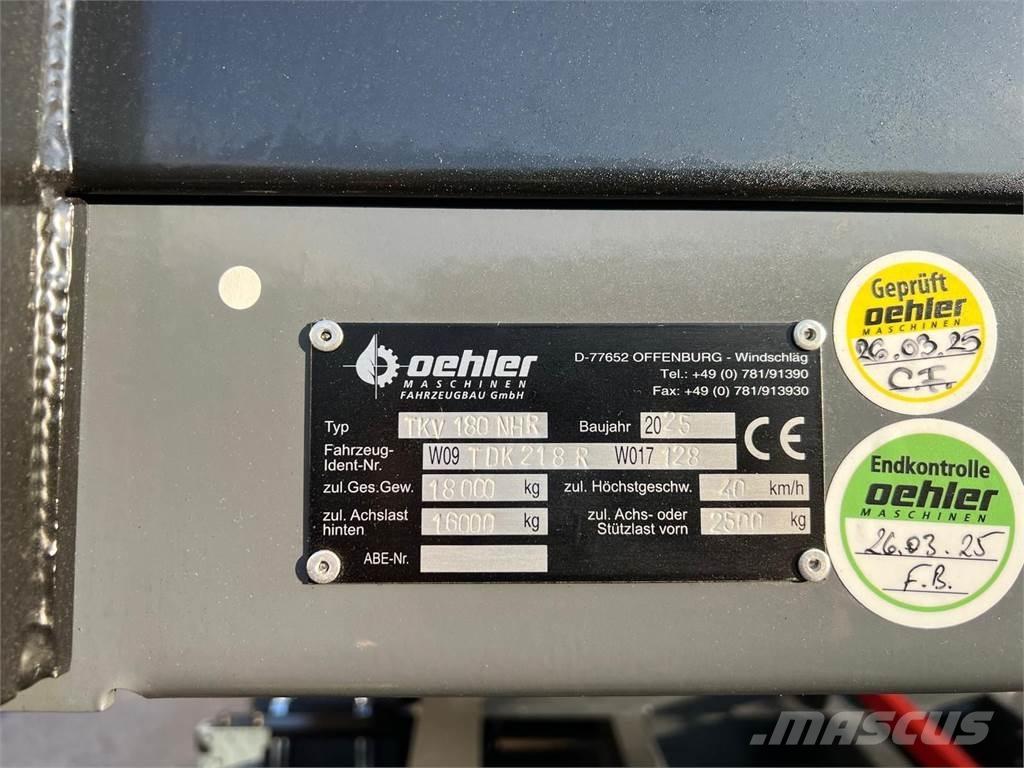 Oehler TDK 180 Тракторные самосвальные прицепы